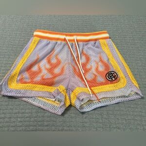 Smoke Rise Women’s Flame Mesh Penny Shorts Size M